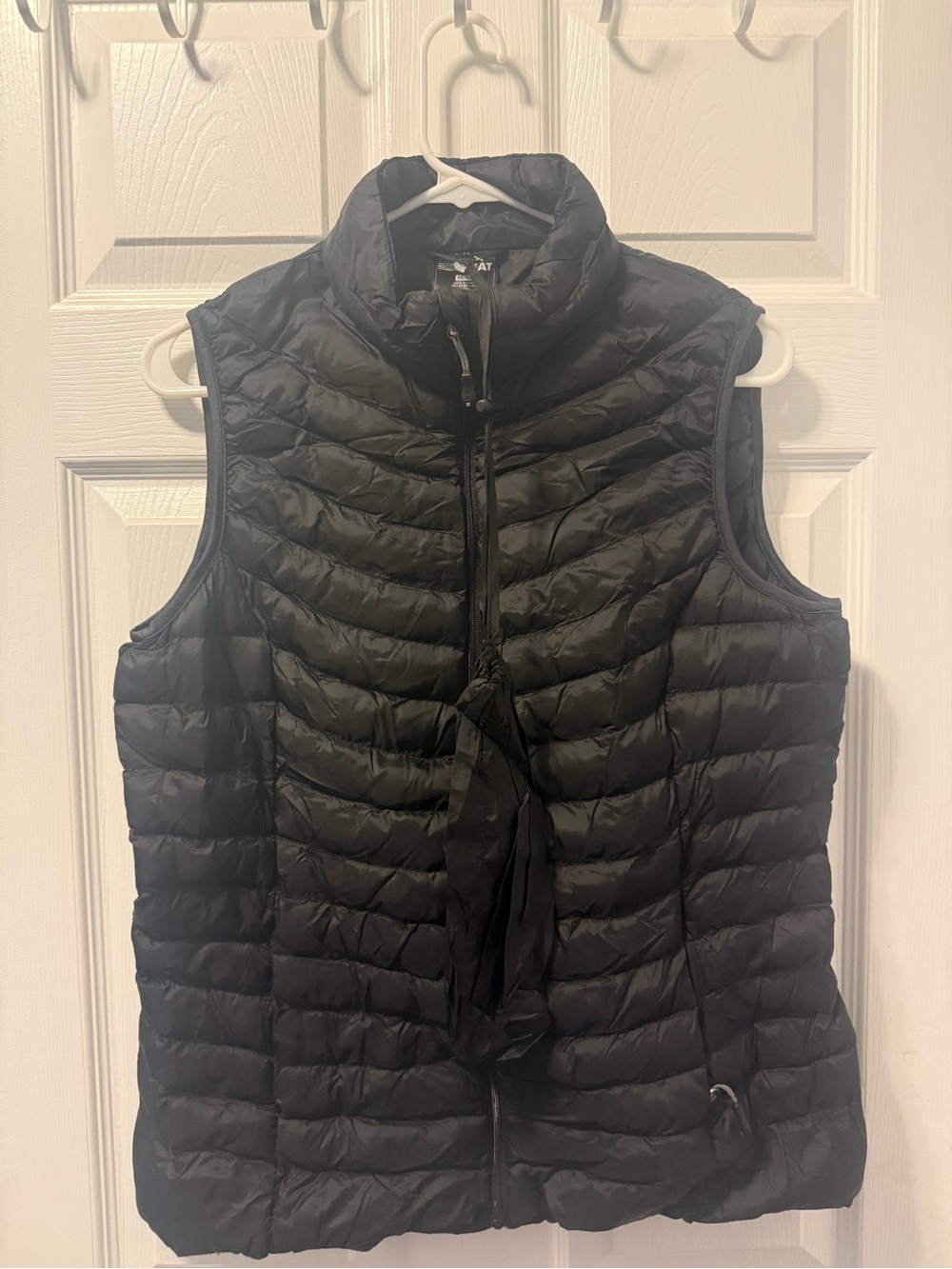 Lightweight Quilted Down Vest - Black